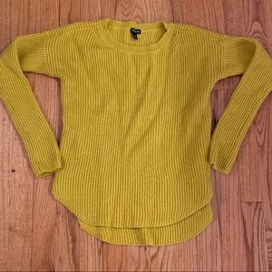 Mustard yellow Express sweater